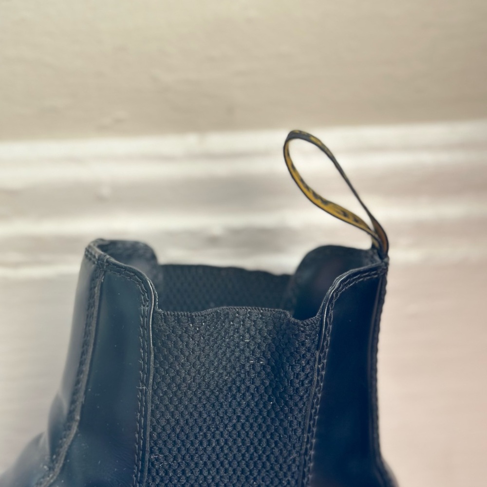 Dr. Martens Black Leather Platform Chelsea Boots - Picture 8 of 8